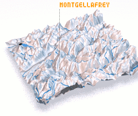 3d view of Montgellafrey