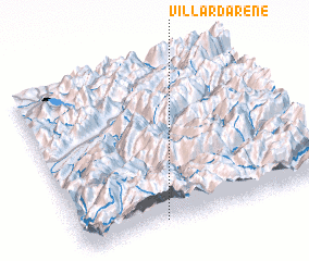 3d view of Villar-dʼArène