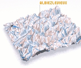 3d view of Albiez-le-Vieux