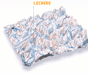 3d view of Léchère