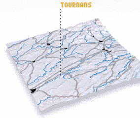 3d view of Tournans