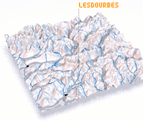 3d view of Les Dourbes