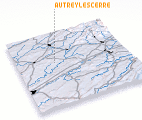 3d view of Autrey-lès-Cerre