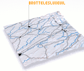 3d view of Brotte-lès-Luxeuil