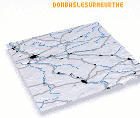 3d view of Dombasle-sur-Meurthe