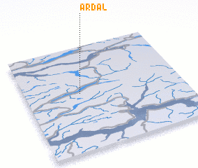 3d view of Årdal