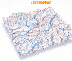 3d view of Les Chappas