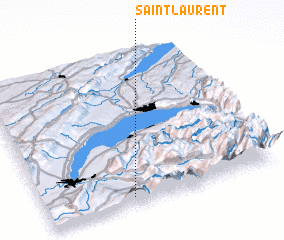 3d view of Saint-Laurent