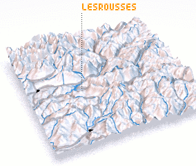 3d view of Les Rousses