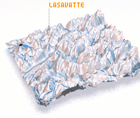 3d view of La Savatte