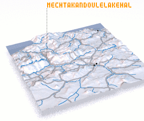 3d view of Mechta Kandoûl el Akehal