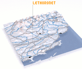 3d view of Le Thoronet