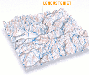 3d view of Le Mousteiret