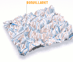 3d view of Bonvillaret