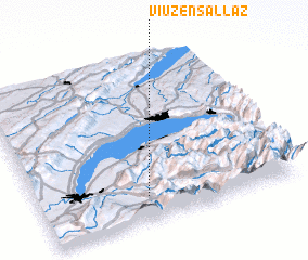 3d view of Viuz-en-Sallaz