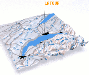 3d view of La Tour