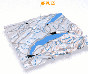 3d view of Apples