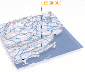 3d view of Les Guiols