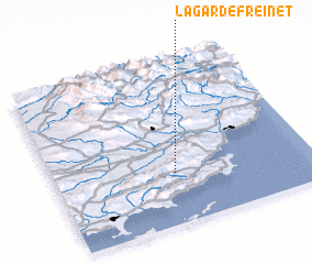 3d view of La Garde-Freinet