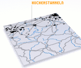 3d view of Huchem-Stammeln