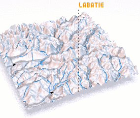 3d view of La Bâtie