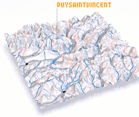 3d view of Puy-Saint-Vincent