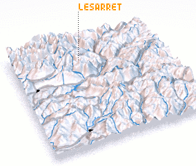 3d view of Le Sarret