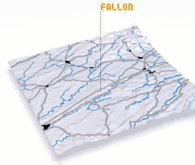 3d view of Fallon