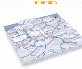 3d view of Ksir Beni Zid