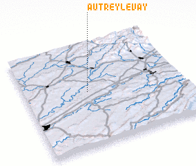 3d view of Autrey-le-Vay
