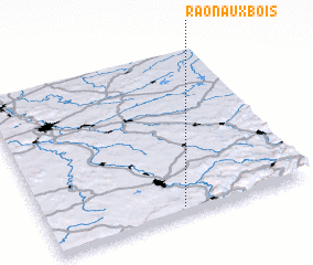 3d view of Raon-aux-Bois