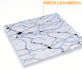 3d view of Moncel-lès-Lunéville