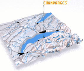 3d view of Champanges