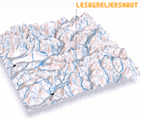 3d view of Les Agneliers Haut