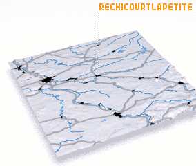 3d view of Réchicourt-la-Petite