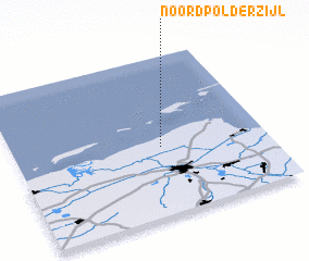 3d view of Noordpolderzijl