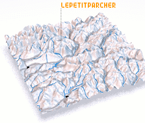 3d view of Le Petit-Parcher