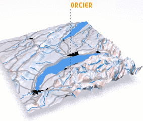 3d view of Orcier