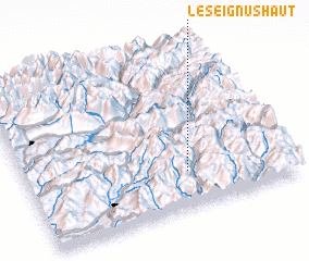 3d view of Le Seignus-Haut