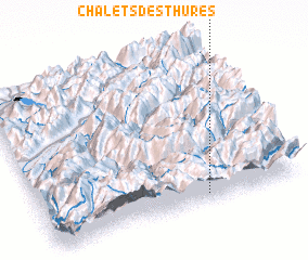 3d view of Chalets des Thures