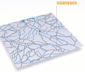 3d view of Gidan Bako