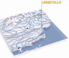 3d view of La Nartelle