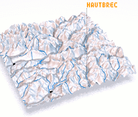 3d view of Haut Brec