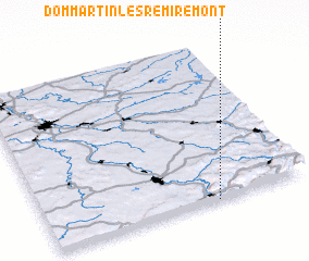 3d view of Dommartin-lès-Remiremont