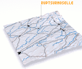 3d view of Rupt-sur-Moselle