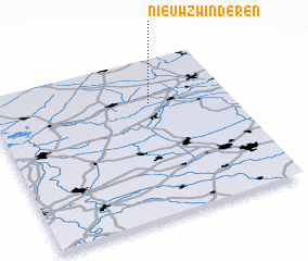 3d view of Nieuw-Zwinderen