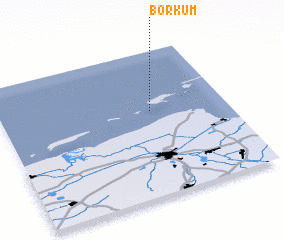 3d view of Borkum