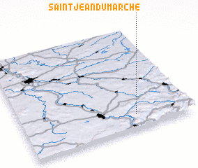 3d view of Saint-Jean-du-Marché