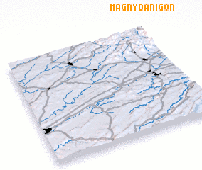 3d view of Magny-dʼAnigon