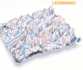 3d view of Les Granges